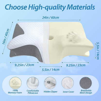 CalmCloud Pillow™ - Neck Support Pillow